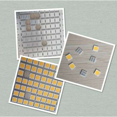 DC24V 1W SMD 5050 LED Chip with Gold Wire EMC Bracket 24V DC White LEDs or 450nm 660nm 730nm Optional