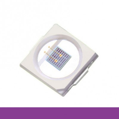 1W SMD 3030 UV UVA Purple 365nm-370nm Gold Wire Copper Bracket LED Diodes 3.0-3.4V Epistar Dual Chip for Grow Light