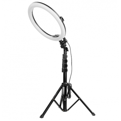 2020 Newest 12W 11 inch Live Video Streaming Studio Lighting Ring Lamps with Tripod and Cellphone Holder