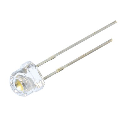 1000pcs/Bag 0.06W 3V-3.4V DIP F5 White 120lm/W High Efficiency 5mm Through-hole LED Diodes