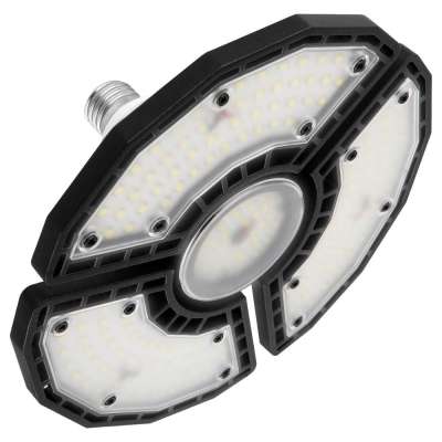 60W LED Garage Lights, Deformable LED Garage Ceiling Lights 9600LM Led Shop Lights for Garage with Adjustable Angle