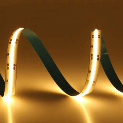 12V 24V DC  6mm Width 8W 2700K 3000K 4000K 6000K  Flex COB Flexible LED Light Strip